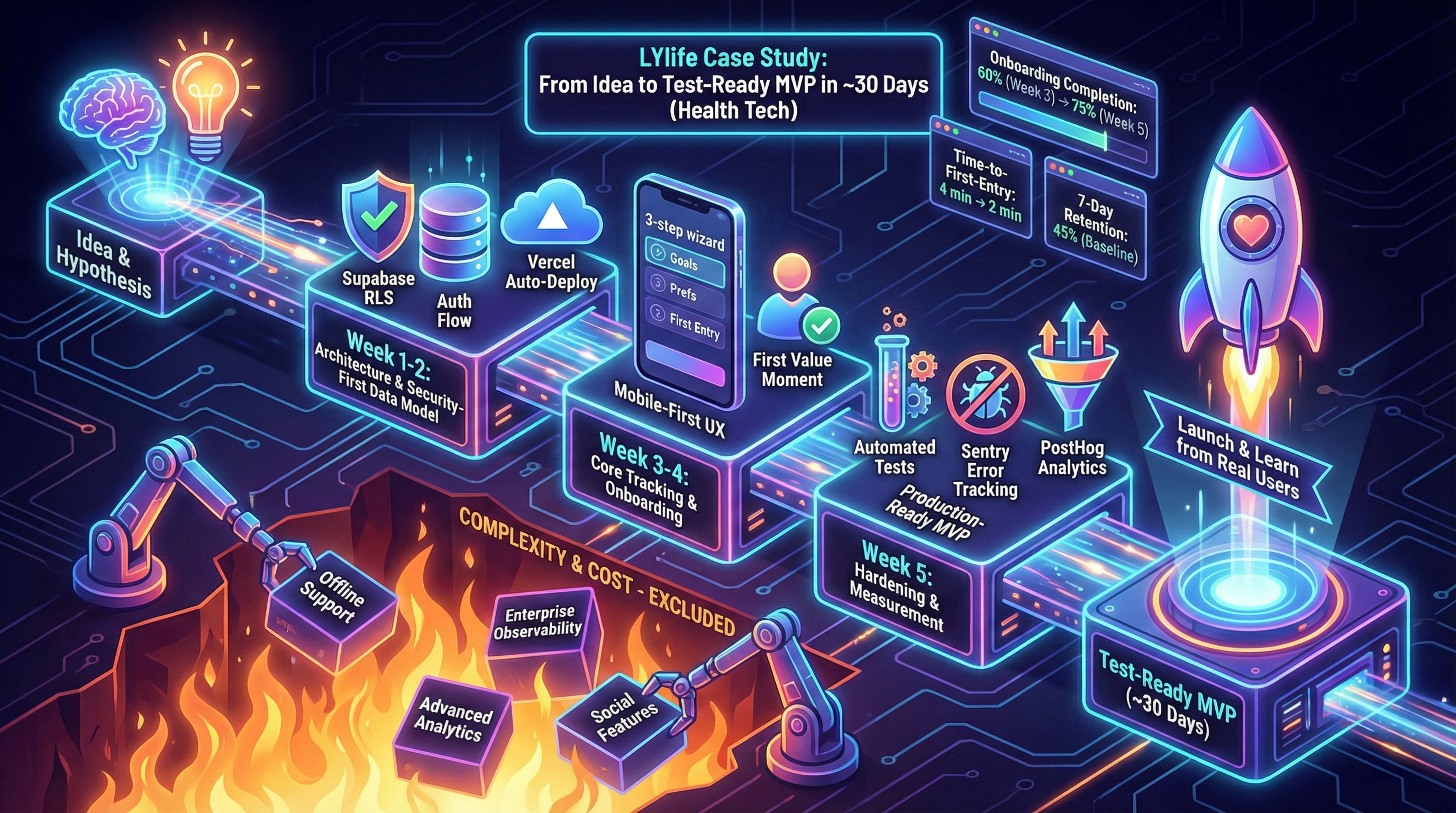 From Idea to Test-Ready MVP in ~30 Days: LYlife Case Study (Health Tech)